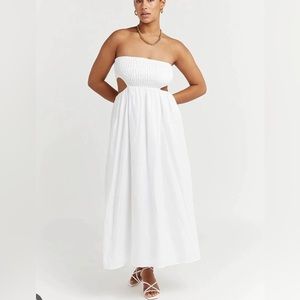 DISSH Strapless Linen Dress